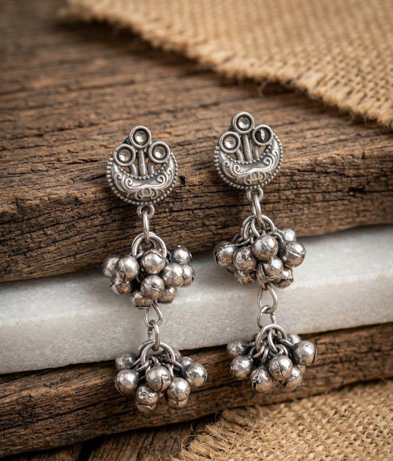 Oxidised Silver Ghungroo