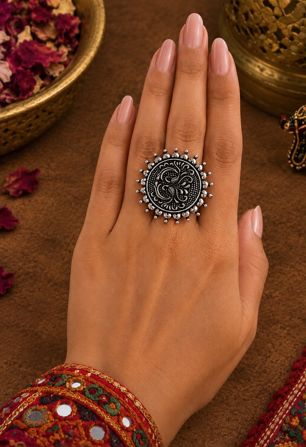 Round statement Mandala design