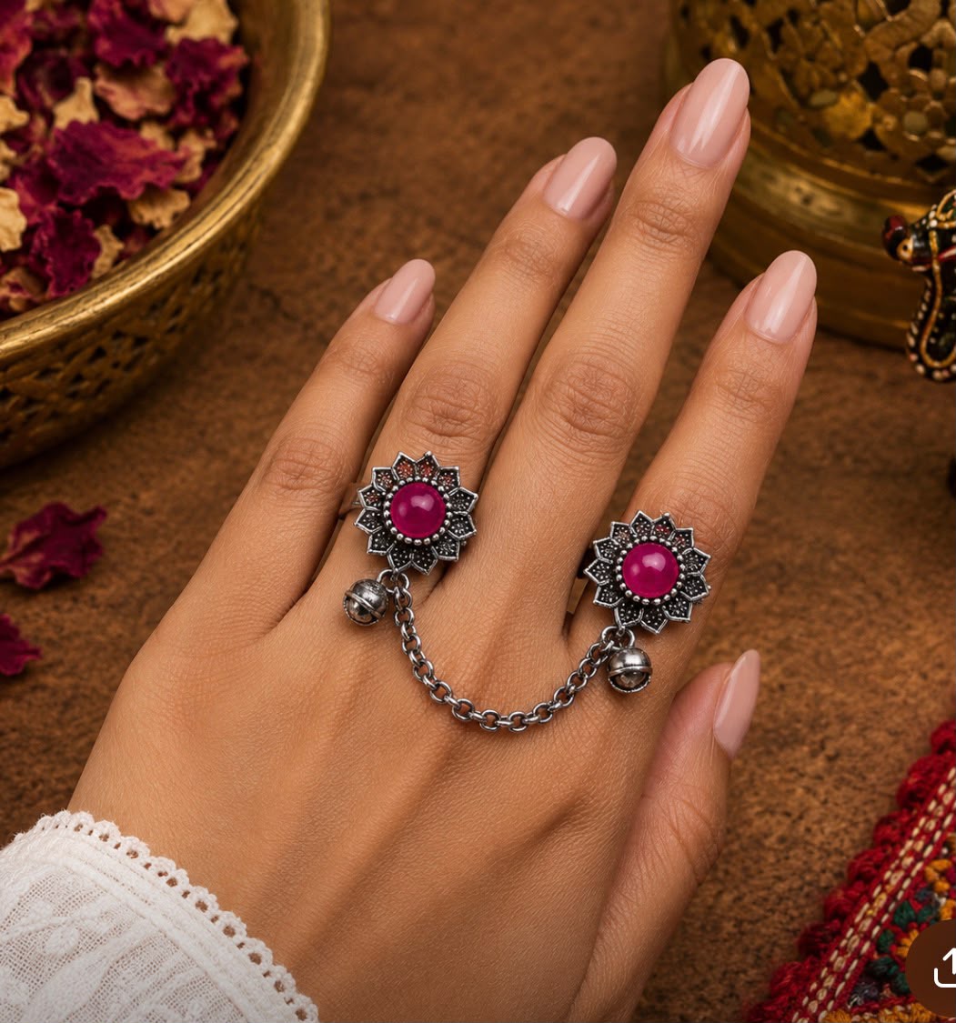 ring to ring magenta sunflower