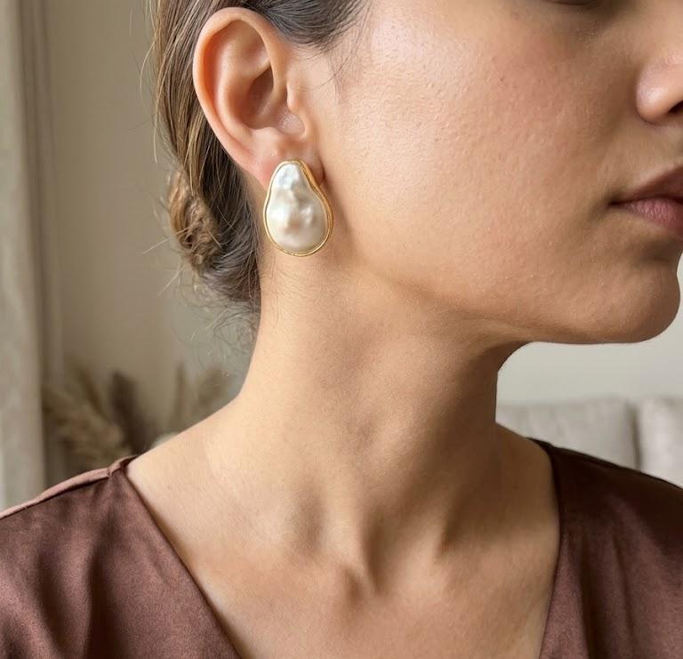 Mother of Pear earring