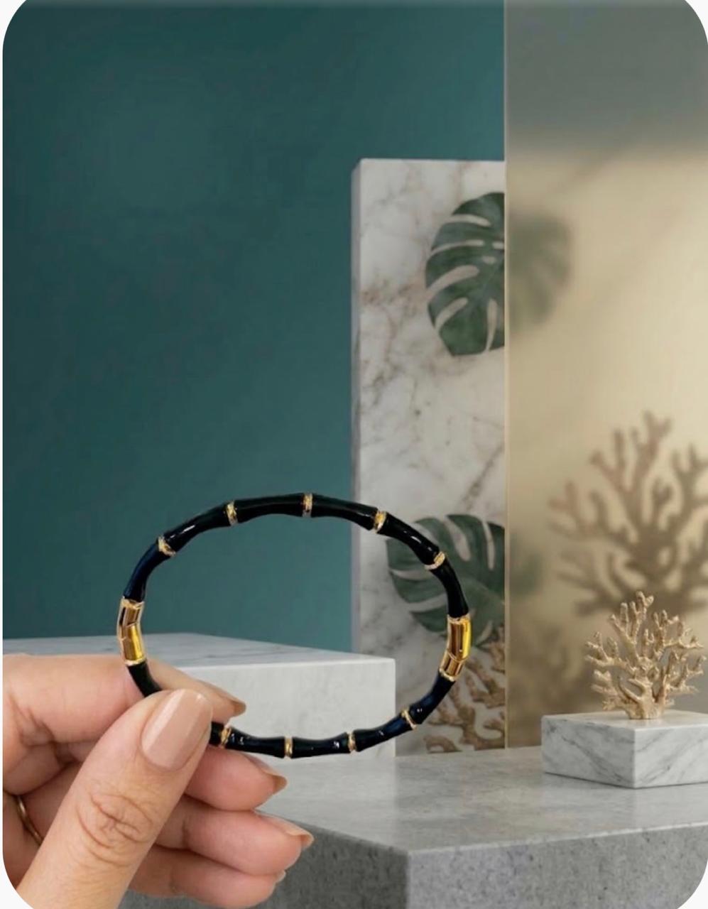 Balck Bamboo bangle